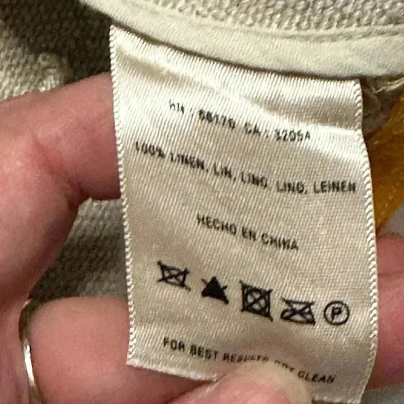 Rare Anthropologie "Hatch Mark Skirt" by Maeve, Beige, Embroidered, 4 - Picture 6 of 6